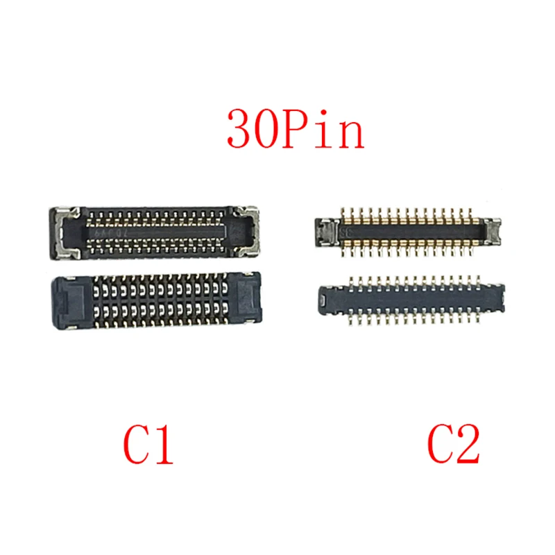 2PCS 30 40 50 Pin LCD Display Screen FPC Connector On Motherboard For TECNO Itel Oraimo Infinix USB Charger Charging Port