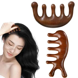 Massage Comb Head Massager Relaxing Five Tooth Comb Whale Comb Scalp Scraping Massager Body Massage Tool