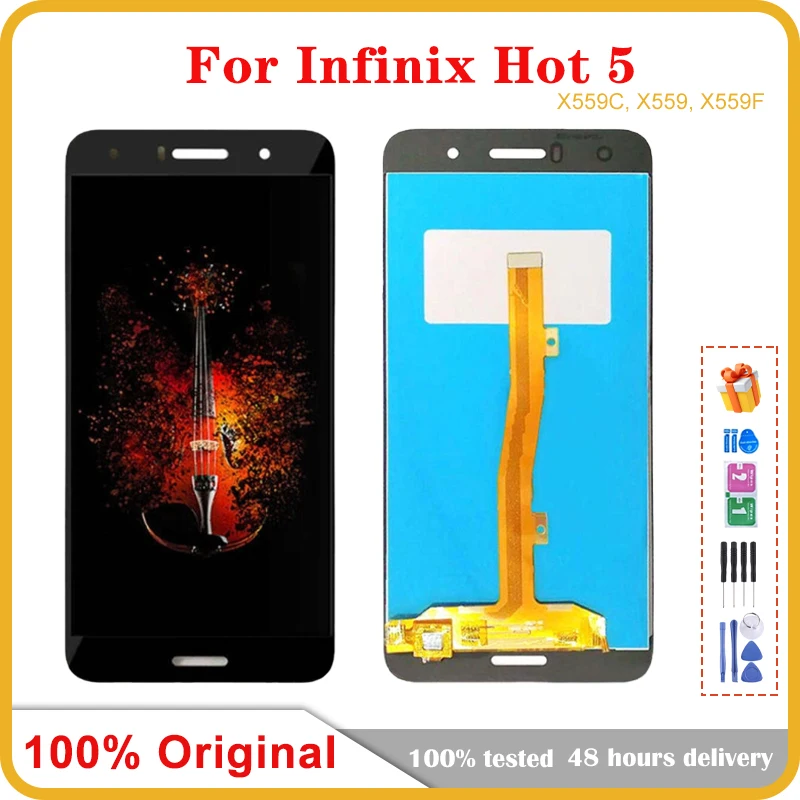 

Original 5.5" For Infinix Hot 5 X559 X559C X559F LCD Display Touch Screen Assembly Replacement For Infinix Hot5 LCD