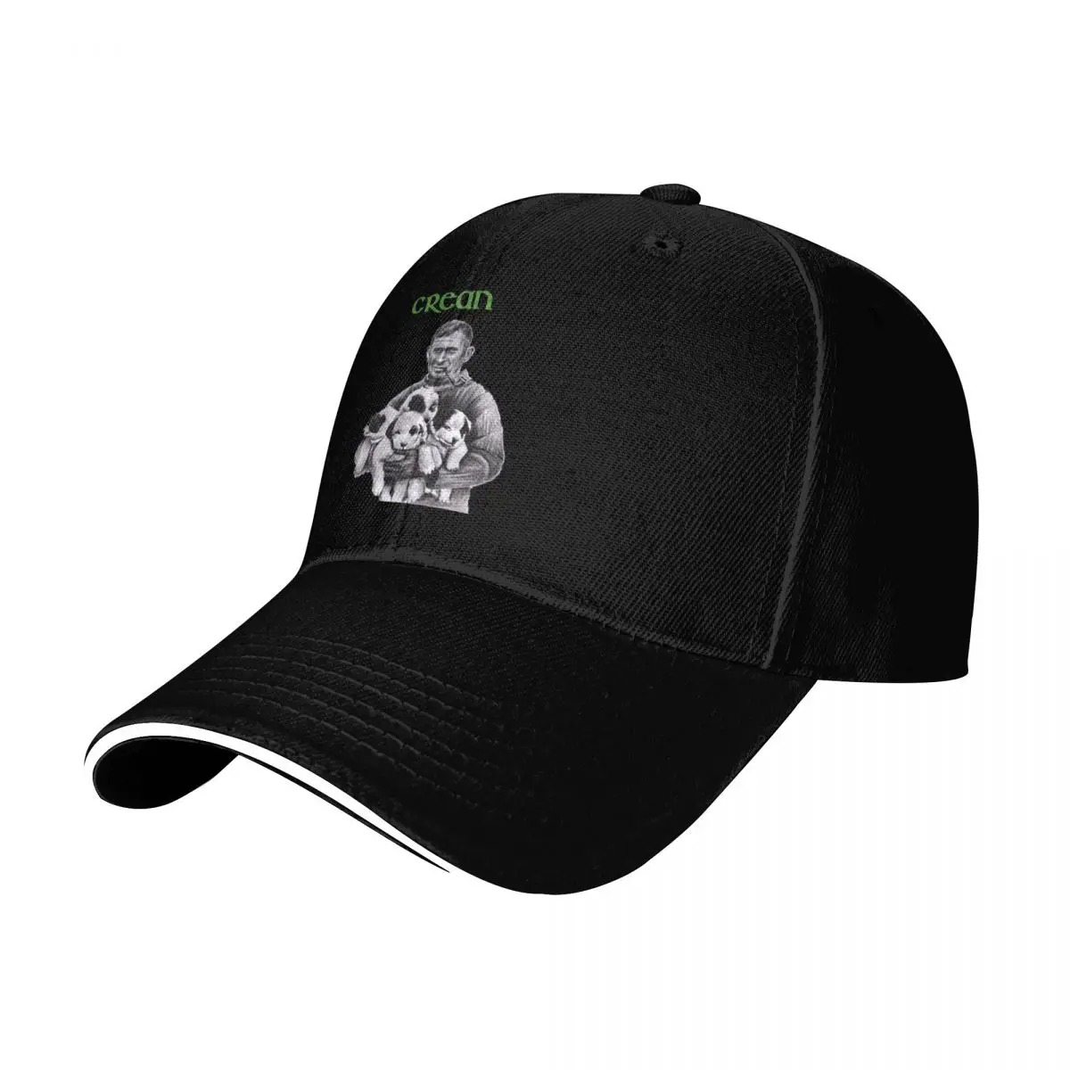 Tom Crean and Puppies Baseball Cap Curved Brim Classic Fit Low Profile Unstructured Unisex for Men Women