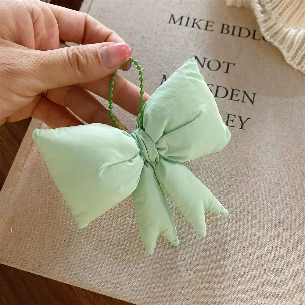Colored Bow 3D Bow Decoration 3D Design Sweet Decoration Sweet Bag Pendant Cute Charm Cotton Candy Style Flower Keyring