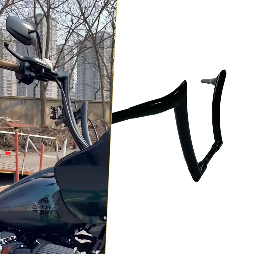 

Руль мотоцикла 1-1/2 дюйма с козьим рогом на заказ для Harley Road Glide 2025