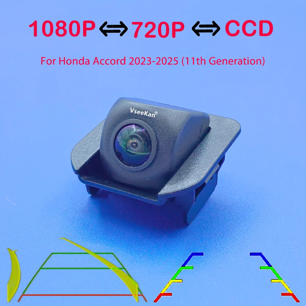 For Honda Accord 2023-2025 (11th Generation) AHD 1080P 170° Fisheye Waterproof Night Vision Rear View Backup Camera