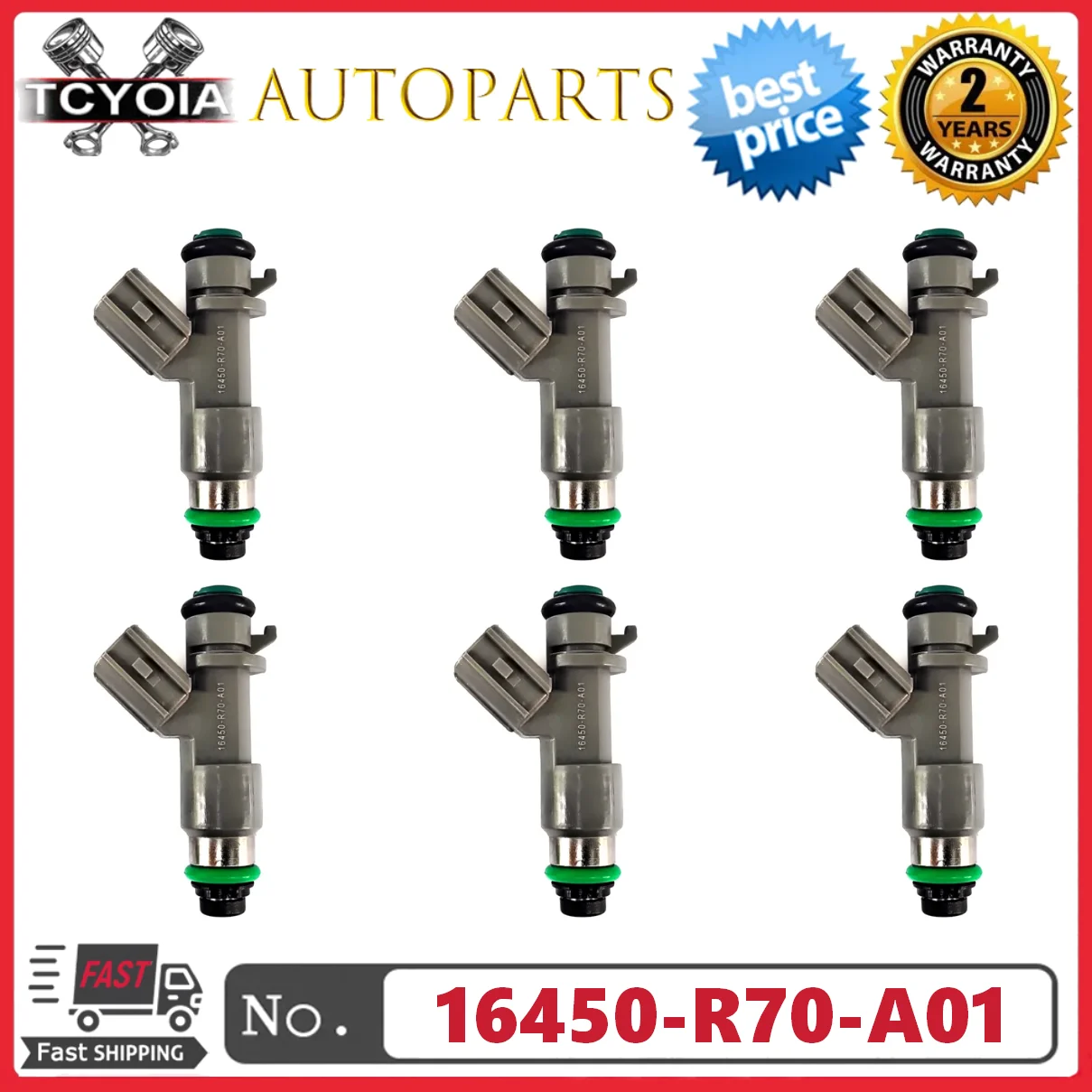 6Pcs/Lot Fuel Injec…