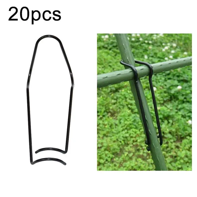 Garden Plant Support Clips 20Pcs Anti-fall Flexible for Climbing Vines Flower Trellis Outdoor Indoor Garden Planting Supplies