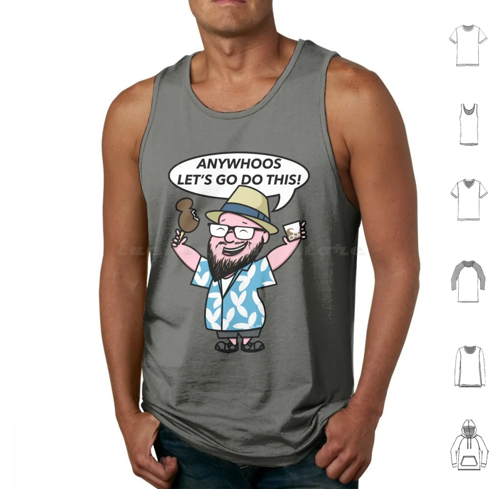 Paging Mr Morrow Tank Tops Print Cotton Theme Park Vlogger Holiday Usa Florida Vacation Nate Morrow Fedora Anywhoos Fancy