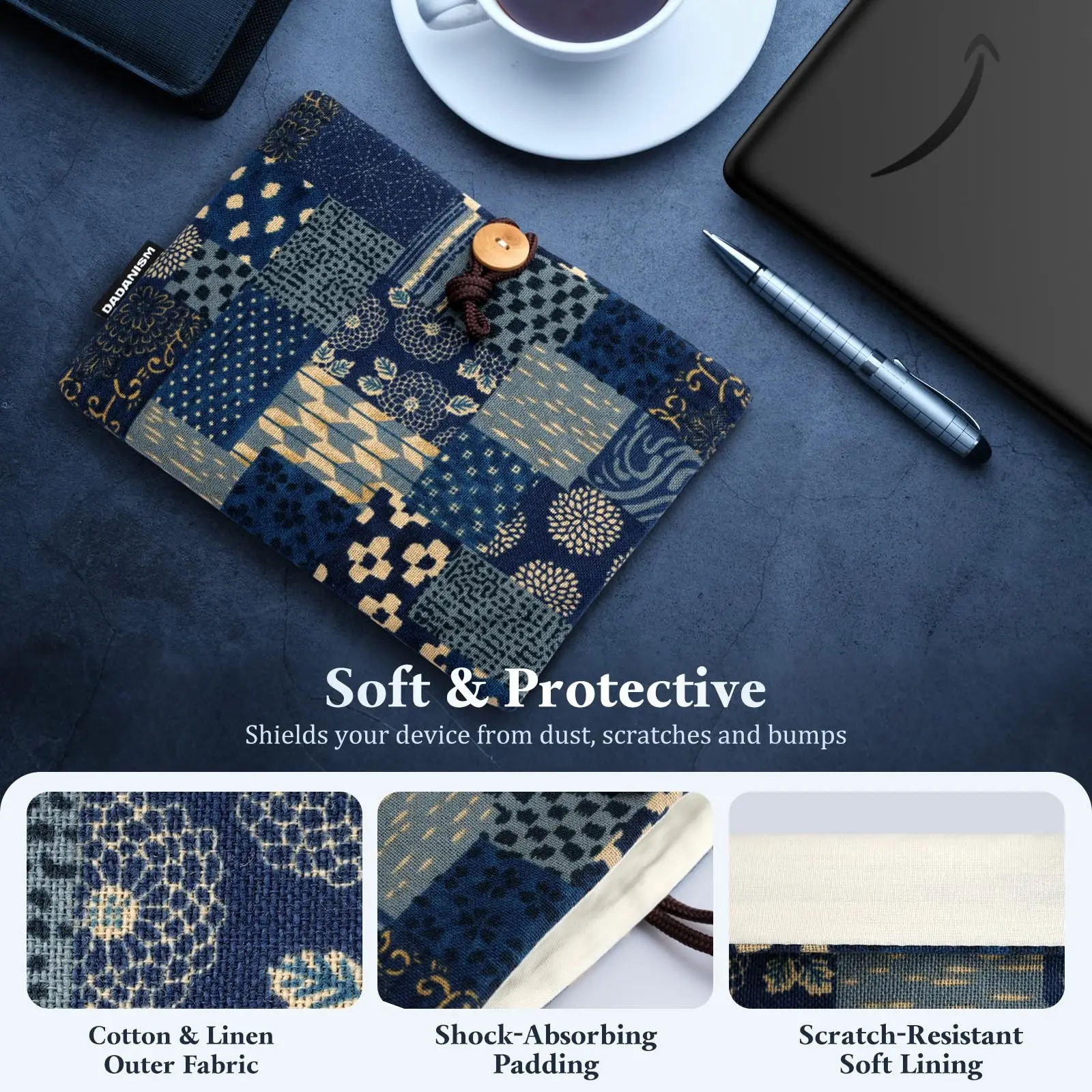 6-7 inch Padded Portable Sleeve Case for 7