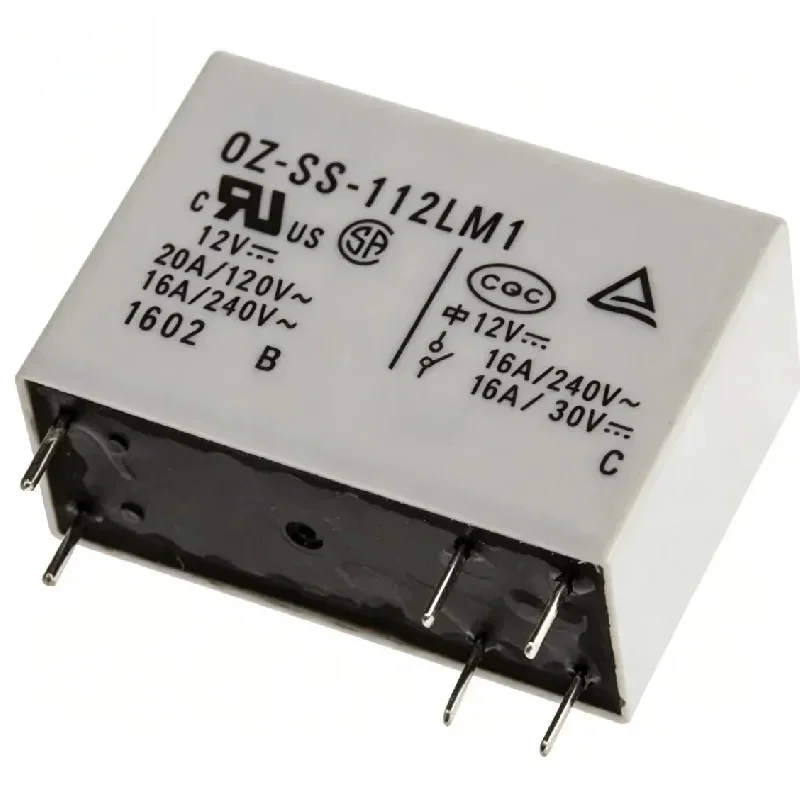 Pack 6Pin for 16A Normally Open Relay OZ-SS-112LM1 12V OZ-SS-124LM1 24V White Original,50PCS