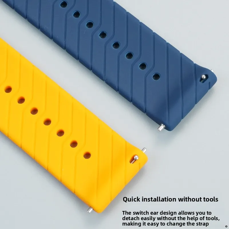 24 مللي متر سيليكون حزام ل SUUNTO 7 9/9 بارو ساعة ذكية الفرقة الرياضة في الهواء الطلق مقاوم للماء الراتنج سوار SUUNTO D5 استبدال معصمه