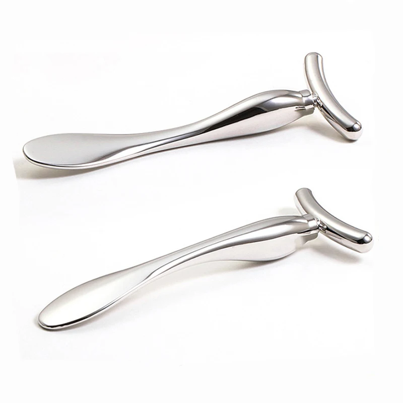 Beauty Bar New Electric Face Slimming Rod Golden Stick T Shaped Facial Massager Tightening Skin Electric Beauty Inst Face Device