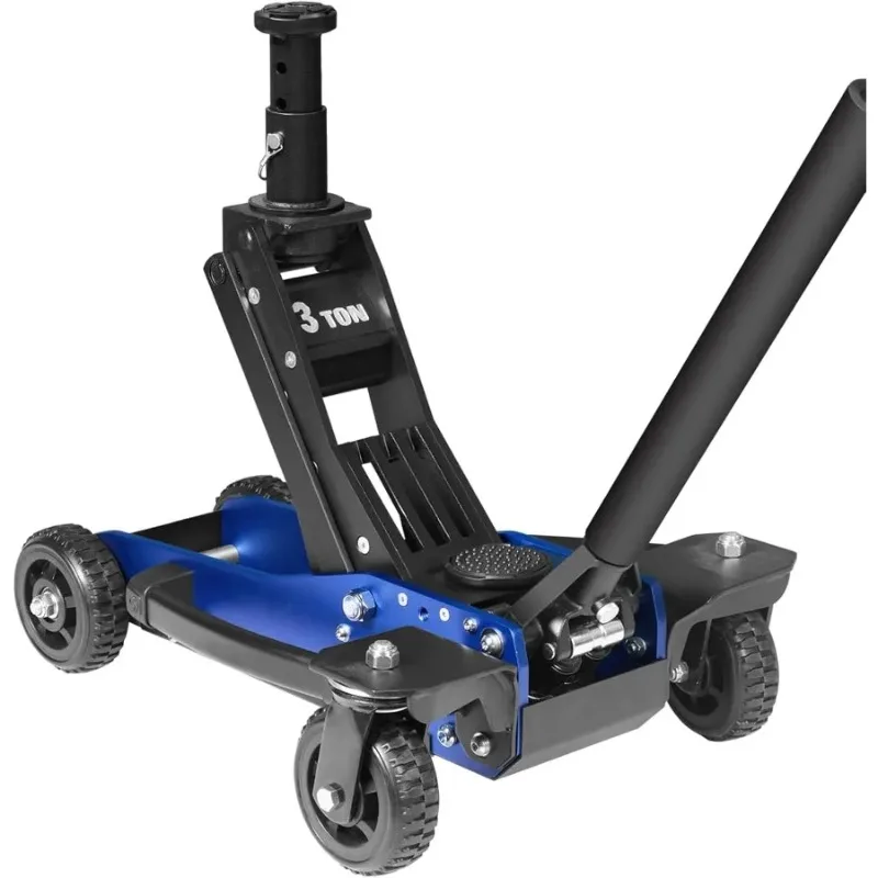 

3T Off Road Jack with Big Wheels and Dual Pumps Hydraulic Lift for Heavy Use on Trucks and SUVs Ideal OffRoad Vehicle Jack