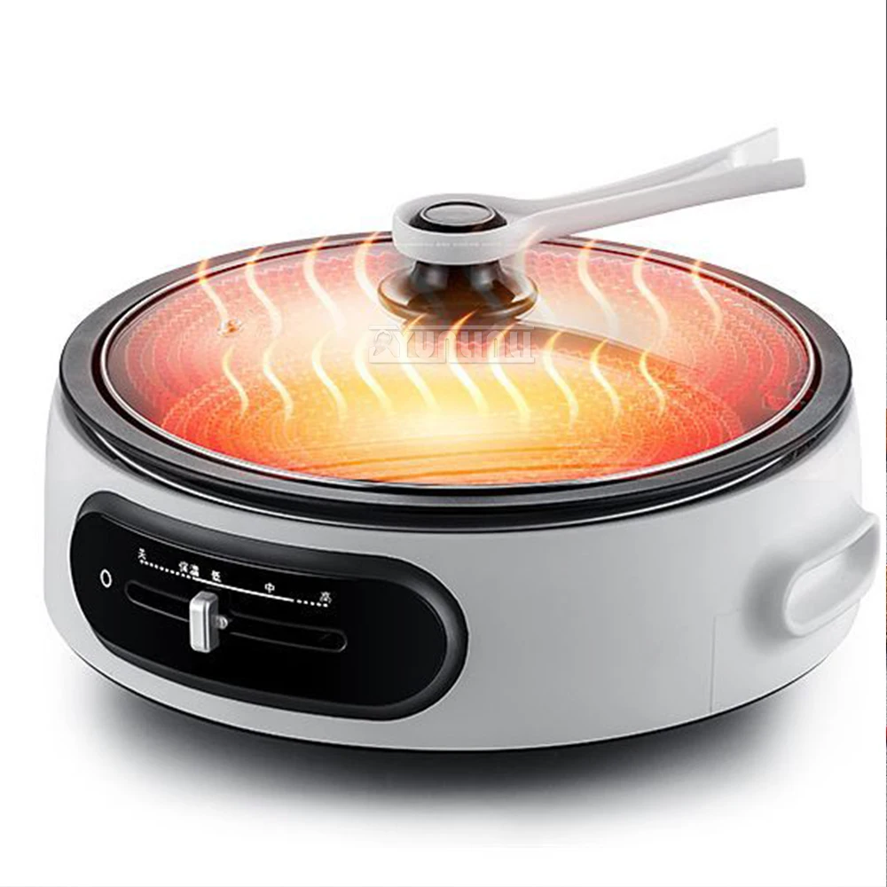 4L  Kitchen Cooking Machine Electric  Multi Cooker Food Steamer Hot Pot Machine Cuscusera Vapor Olla