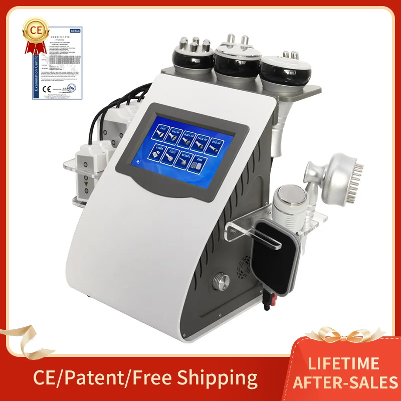 KIM 8 40k Cavitation Ultrasonic RF EMS Ice Hammer Weight Loss Massage Body Shaping Skin Care Firming Lifting Salon Beauty