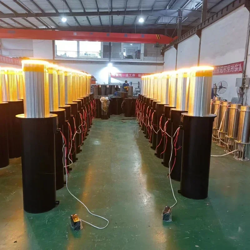Hot SalesSupplier 304 316 Stainless Steel Rising Bollard Automatic Lifting Price Remote Control Parking Outdoor Hydraulic Bollar