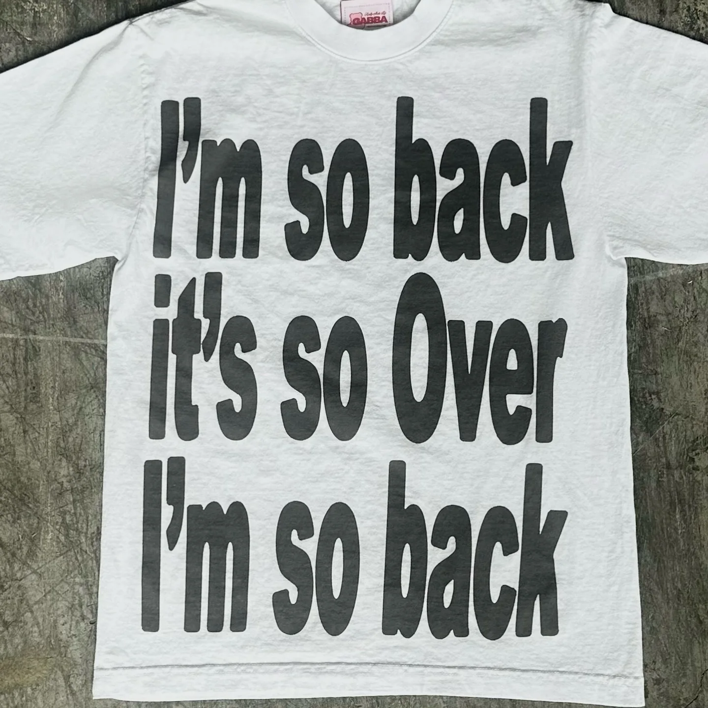 Camisetas Clásicas de Moda con Estampado Gráfico Iam So Back, Estilo Vintage de los 90, Ropa Casual de Calle, Estilo Gótico, Algodón, Harajuku, Camiseta Extra Grande