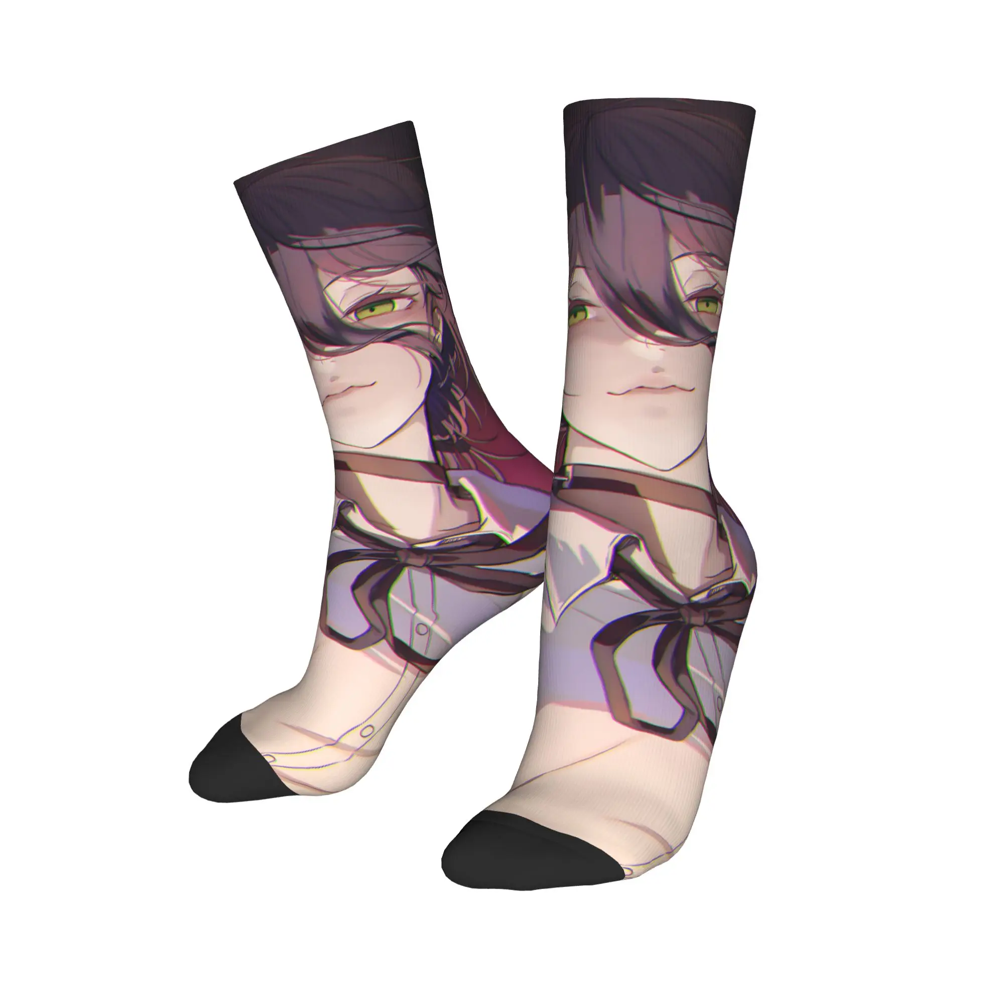 

Fashion Male Men Socks Casual Anime Chainsaw Man Reze Sock Polyester Sport Women Sock Spring Summer Autumn Winter