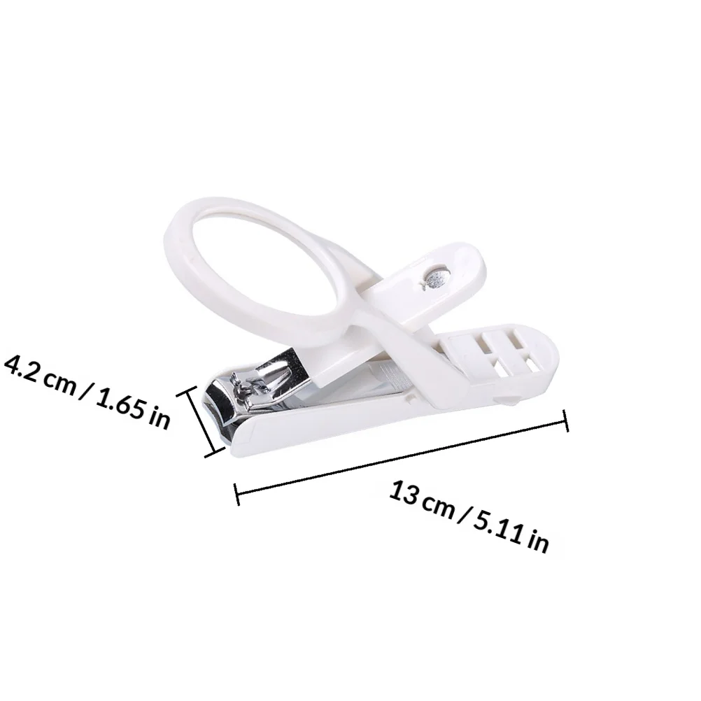 2Pcs Pet Claw Clippers Magnifying Glass Design Stainless Steel Nail Cutter for Small Pets Hedgehog Hamster Rabbit Guinea Pig