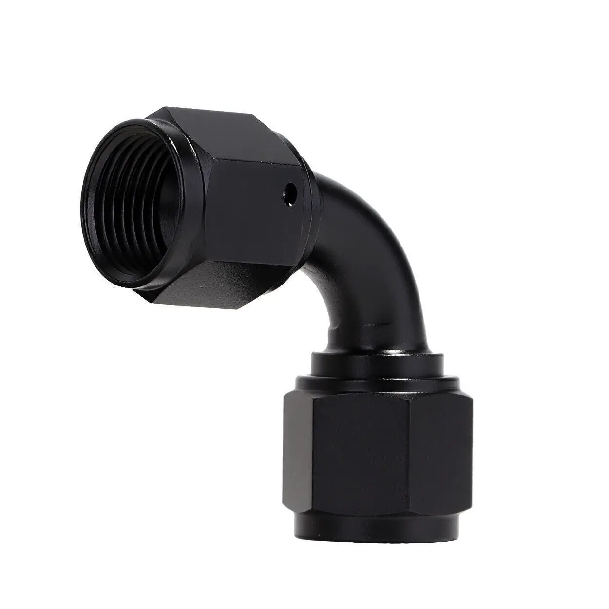 AN6 أنثى إلى AN6 أنثى 45 درجة الألومنيوم مقرنة دوارة الاتحاد المناسب محول لزيت الوقود المياه TF-1108