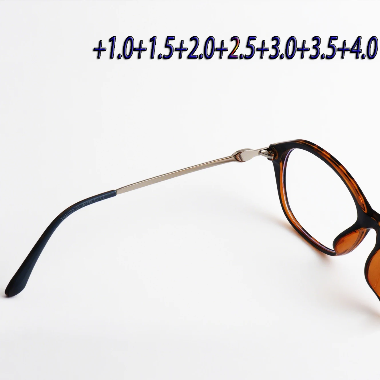 Fytoo Women's Tortoiseshell Presbyopic Reading Glasses, Stylish Minimalist Resin Lenses, Tr Frame, Comfortable Portable Magnifying