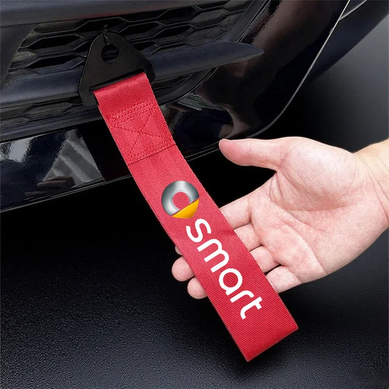 

High-Strength Nylon Car Tow Strap Towing Bars Trailer Ropes Hook For Mercedes Benz Smart brabus fortwo forfour 452 450 454 453