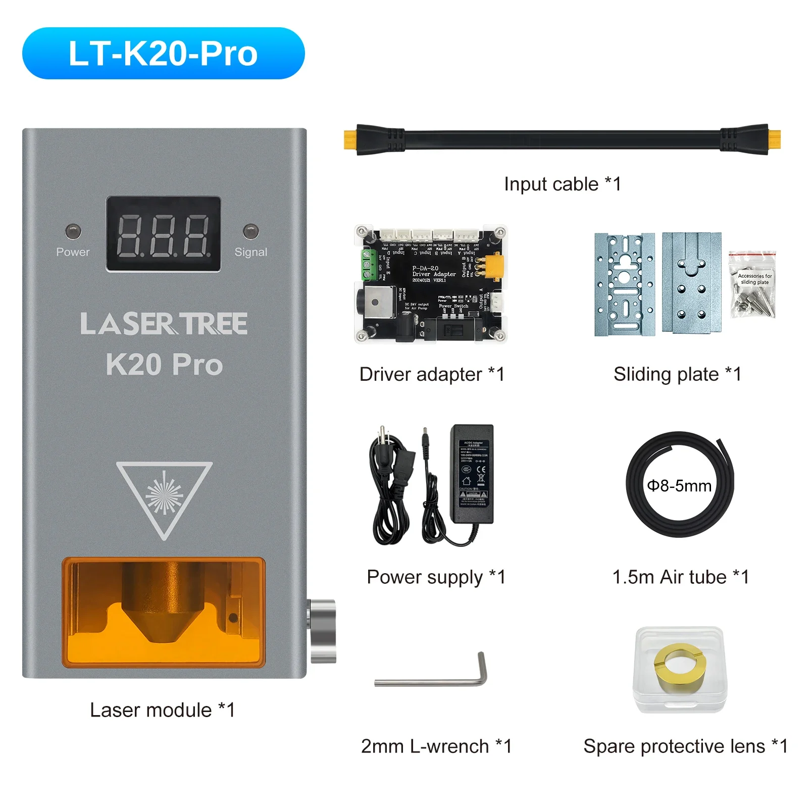 20W 450nm High Power Leaf Diode Laser Engraving Module for Diy Machine Laser Engraver