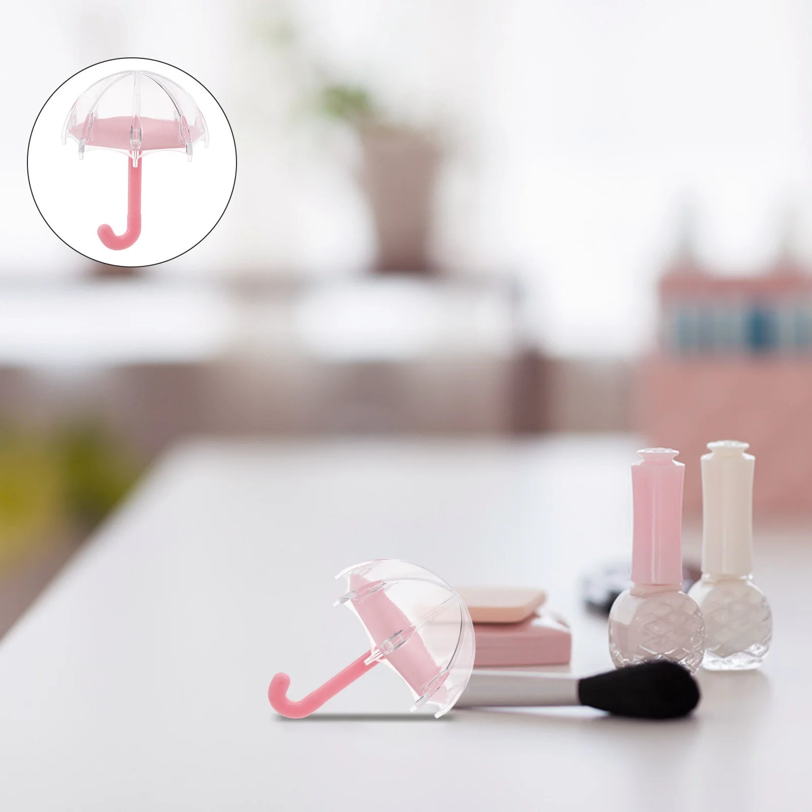 10 個つけまつげボックスクリエイティブ傘型キャンディ収納ボックスプラスチックまつげ収納容器ギフト用愛らしいキャンディケース