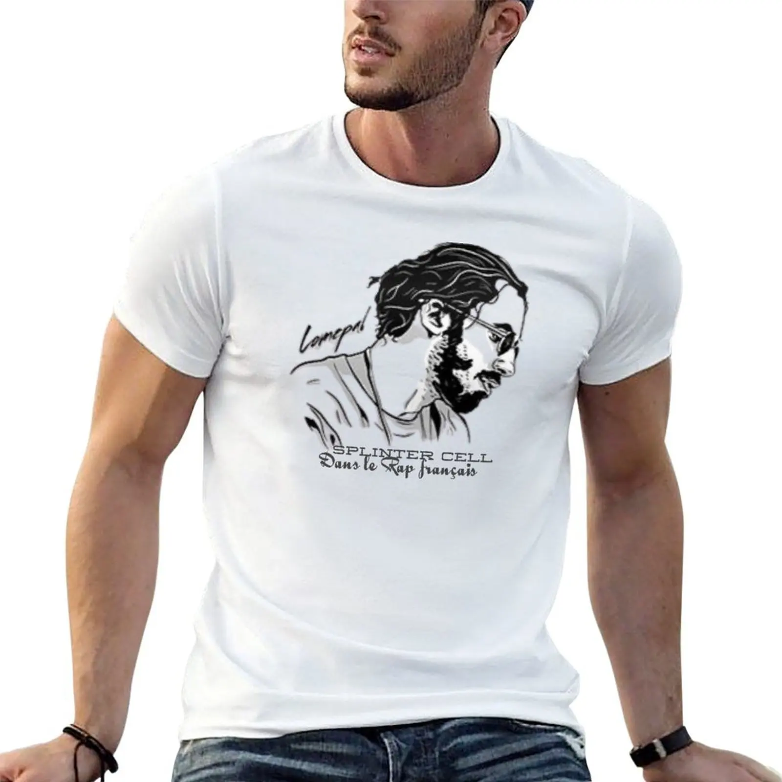 Camiseta LOMEPAL MAUVAIS ORDRE LE RAP FRANCAIS, camiseta de lujo para hombre, Camiseta 100% de algodón