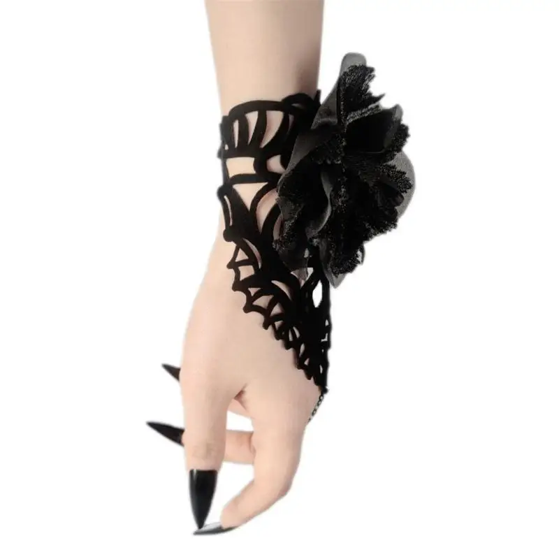 39BB Wristband Hand Chain Victorian Accessories for Halloween Cosplay