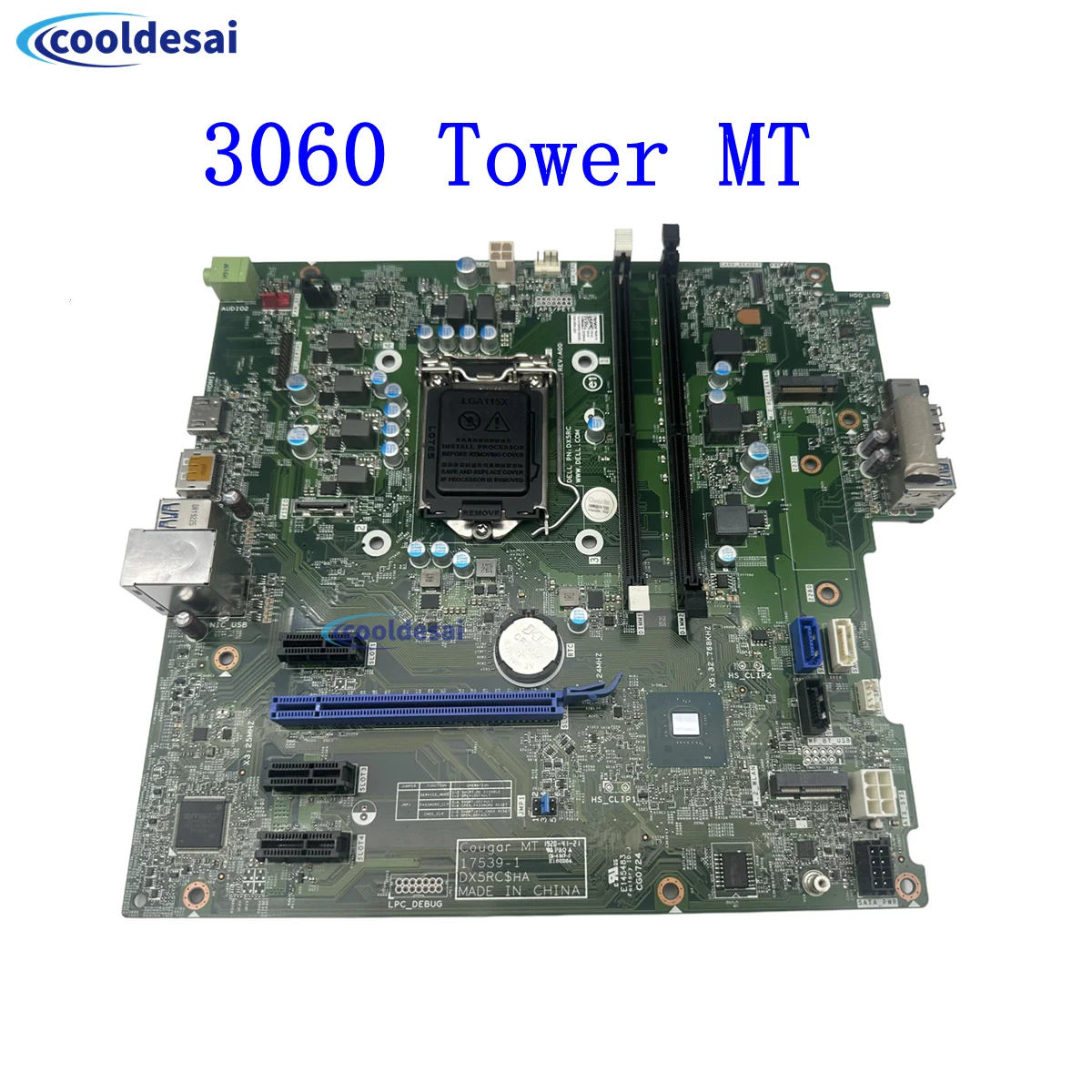 

Original For DELL Optiplex 3060 Tower MT Desktop Motherboard CN-0T0MHW 0DX5RC LGA 1151 pin DDR4 17539-1 100% Tested Fast ship