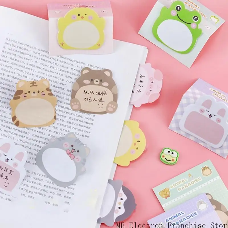 Notas adhesivas dibujos animados T5EA 60x58 mm Notas bolsillo almohadilla