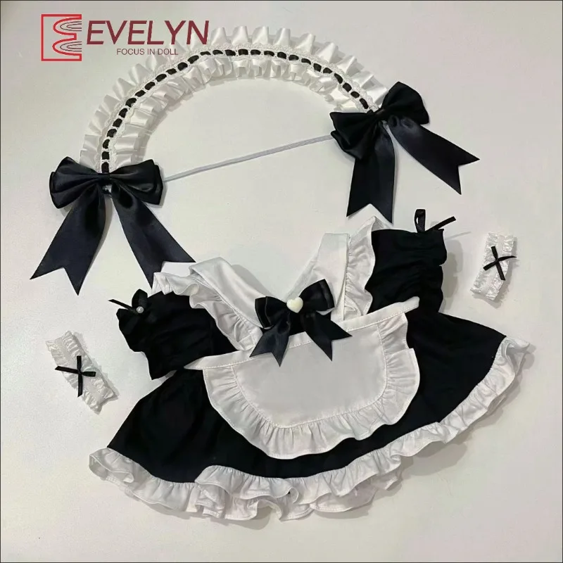 Evelyn 40cm 앉아있는 면화 인형 옷 사랑과 Deepspace Xavier Zayne Rafayel ralayo Sylus Caleb 교체 가능한 의류 복장