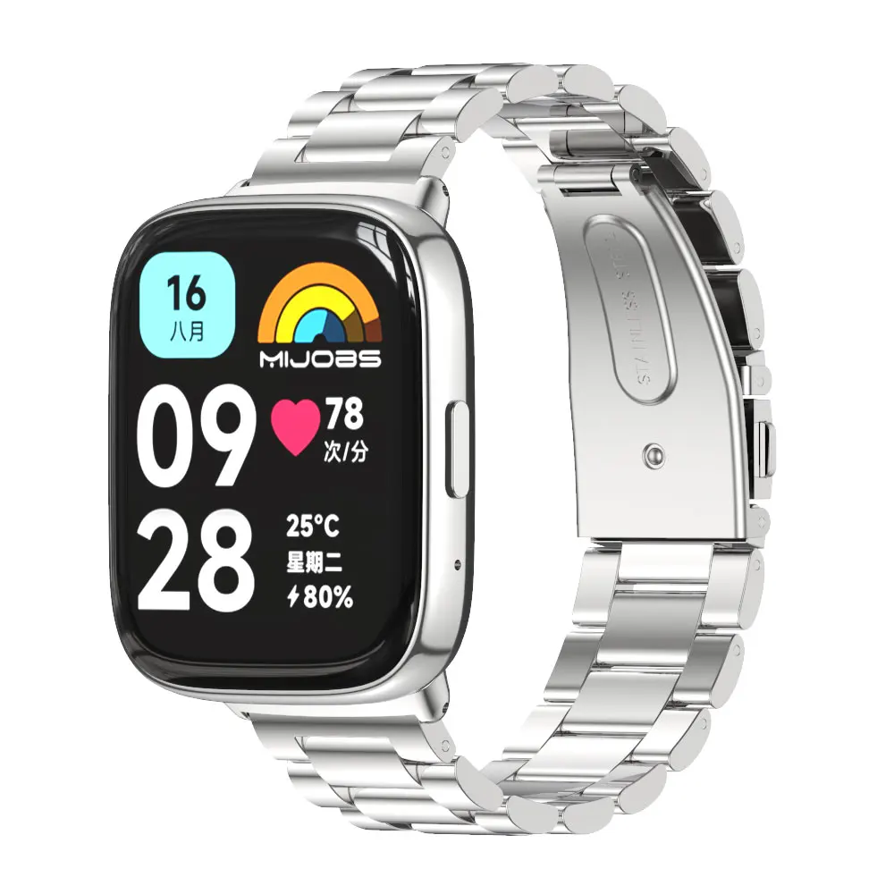 Metallarmband für Redmi Watch 3 Active Smartwatch Correa Armbänder Ersatz für Redmi Watch 3 Active Armband