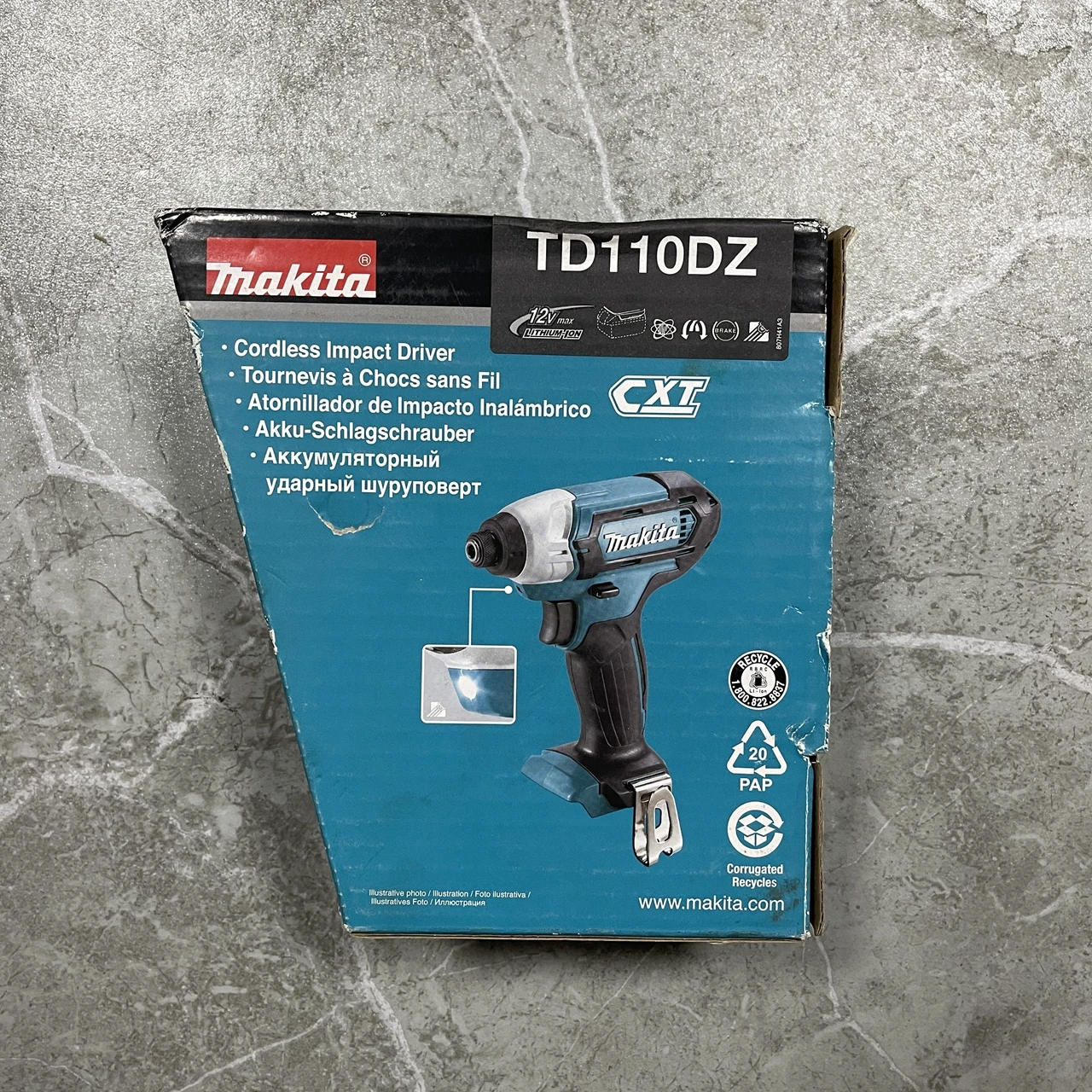 MAKITA TD110DZ CXT Cordless Impact Driver 12V max. - Body only