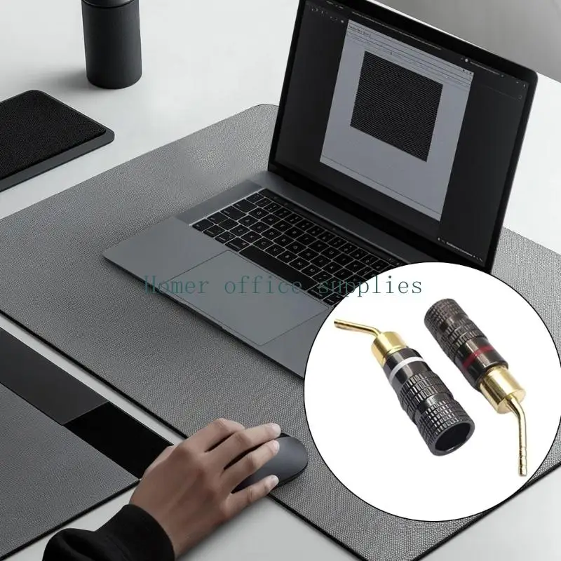 K43B Gold Plated 2mm Banana Plug Screw Type Sound Speaker Pin Plugs Cable Connectors Adapter for Speaker Accessories