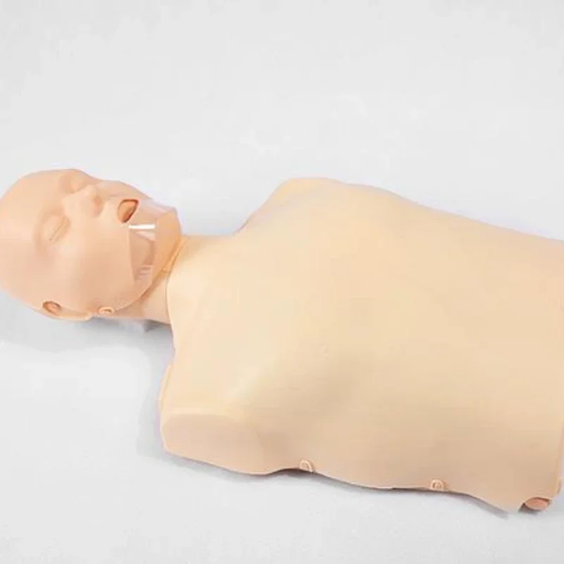 quality mannequin human half body cpr manikin with LED light training medical science model for school teaching