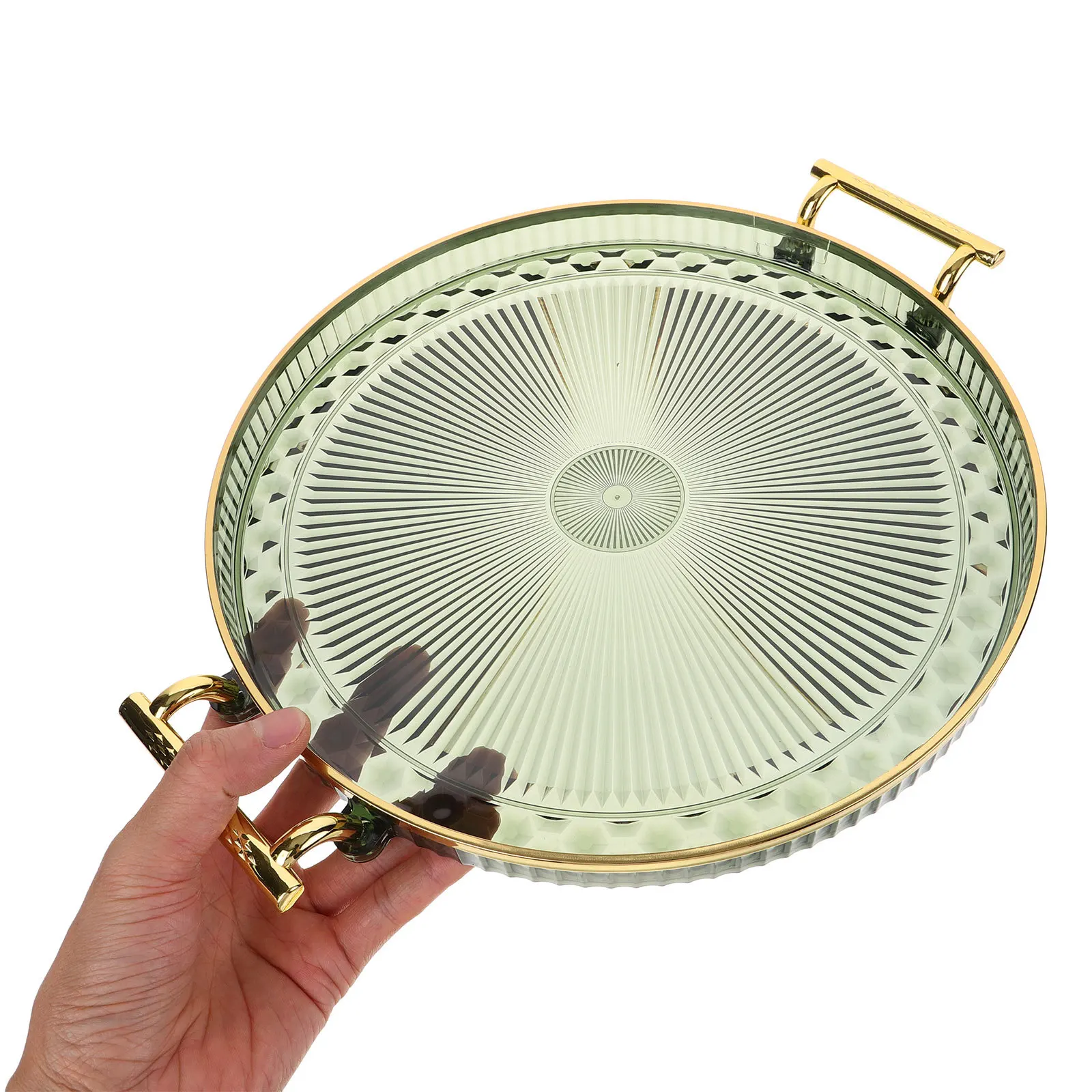 

Decorative Serving Plate Candy Dessert Plates Appetizer Tray Plastic Plates Simple Appearance Wonderful Visual Enjoyment