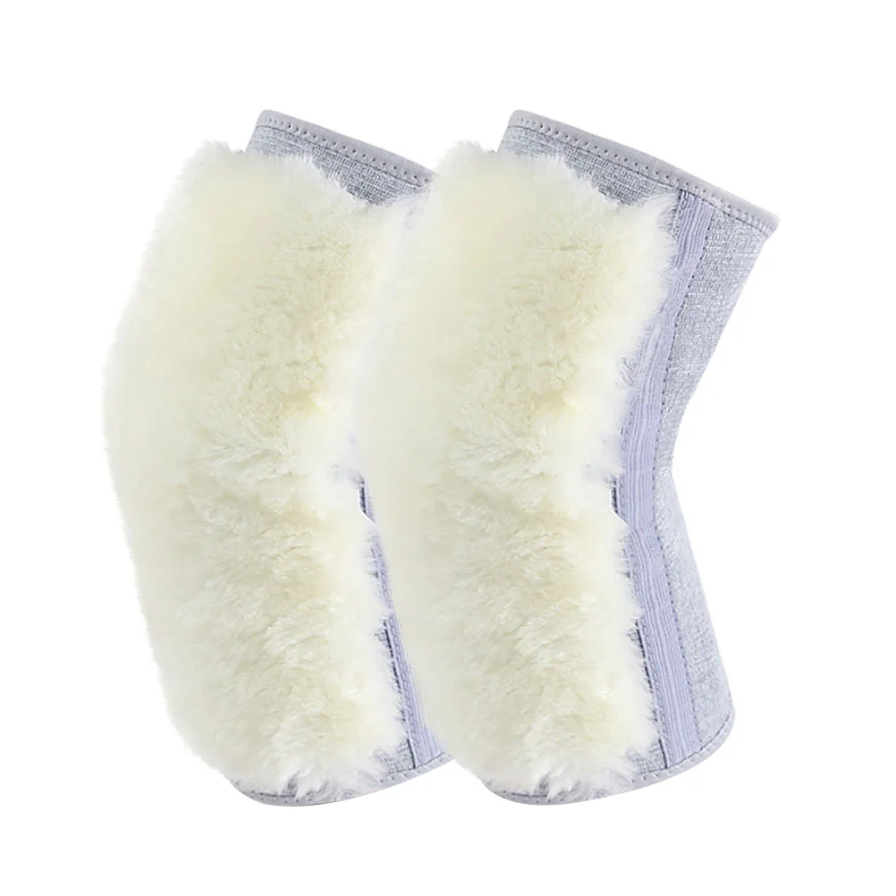 

Knee Pads Warm Kneelet Cashmere Kneepad Bamboo Charcoal Silk Wool Support Braces Protectors Running Golf Men Women