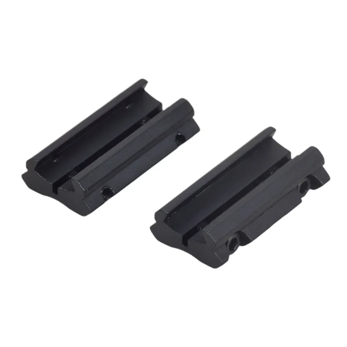 2 stücke Low Profile Konverter 11mm zu 20mm/22mm Scope Ring Mount Adapter Für Schwalbenschwanz weaver Picatinny Schiene Jagd Zubehör