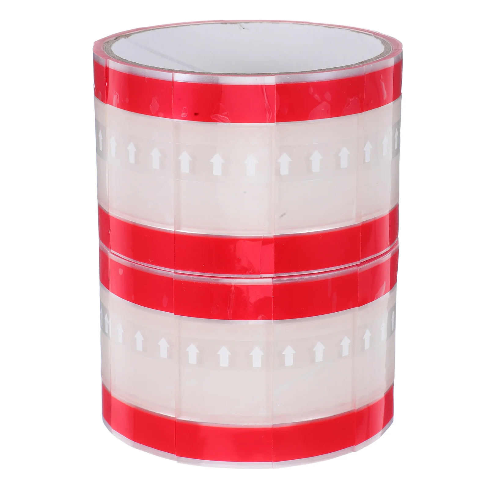 

2 Rolls 26mm Sealing Stickers Transparent Beverage Leak Proof OPP Clear Drinking Cup Tamper Evident Labels Practical Storage