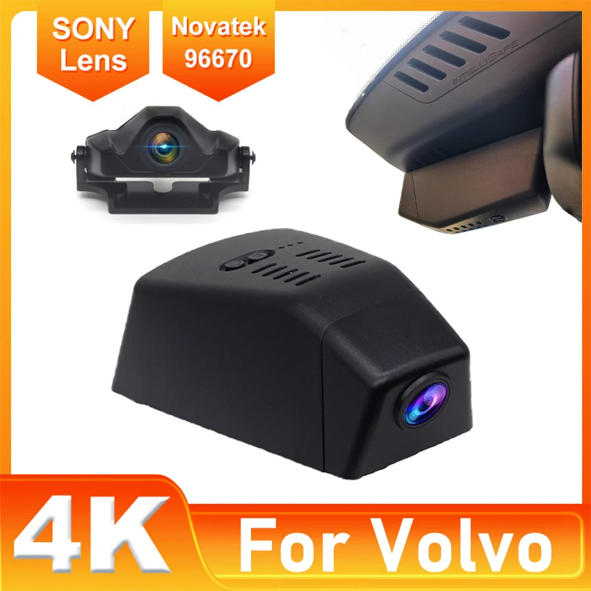 

4K Dash Cam For Volvo XC40 Pure Electric Version 2021-2023 for Volvo XC40 2023 2024 Wifi Dashcam Camera Car DVR plug and play