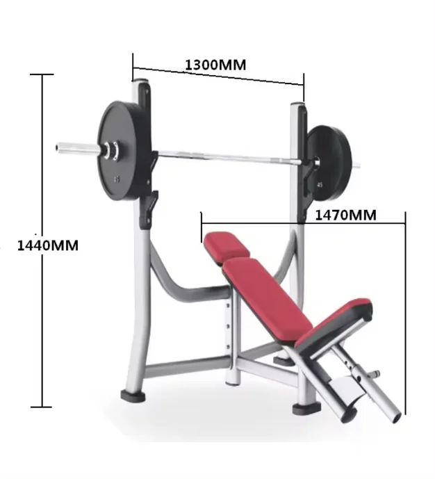 Hot sale Commercial gym fitness equipment weight bench  incline bench press machine