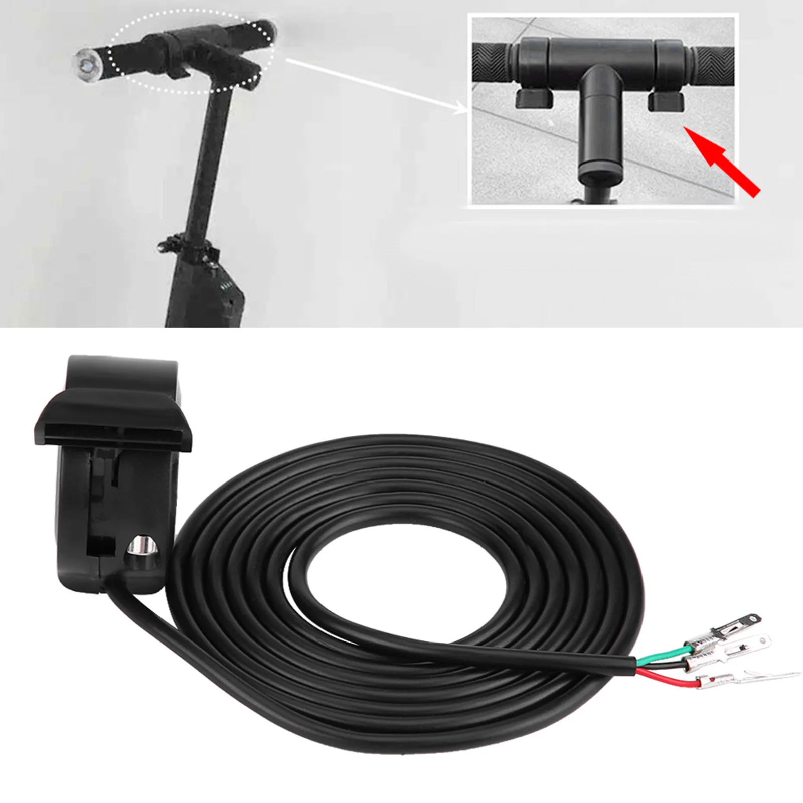 thumb throttle speed control assembly for electric  and electric scooters with a 22 mm (7/8 inch) shaft