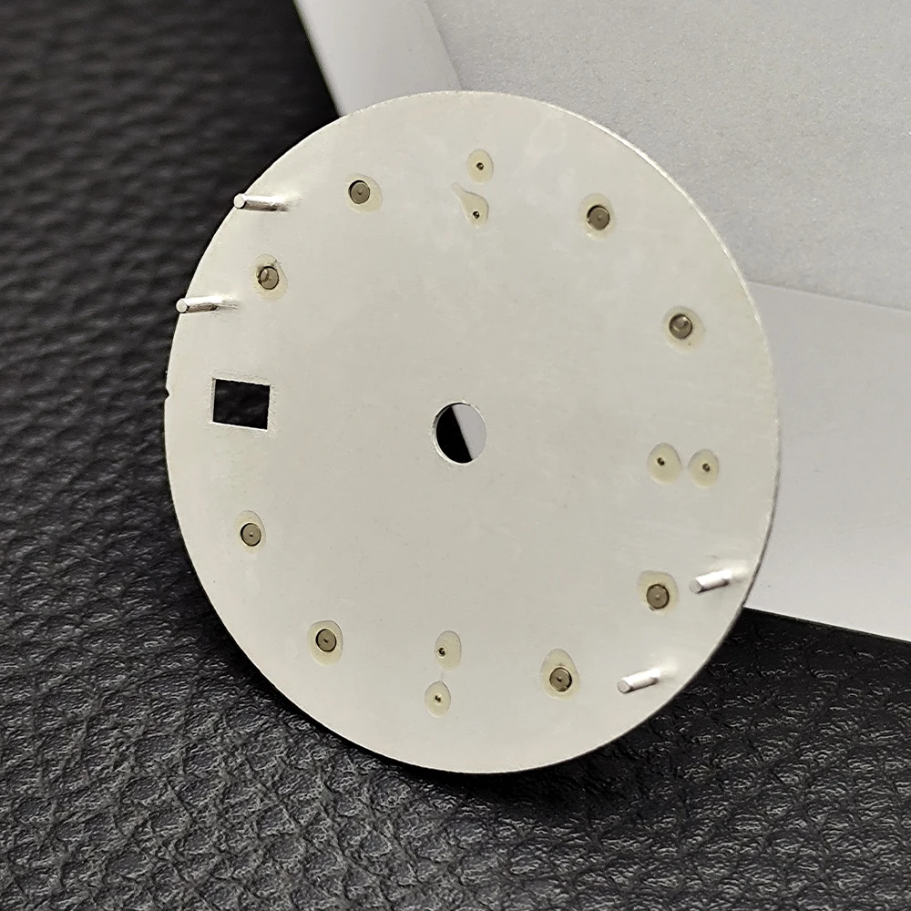 28.5 مللي متر NH35 الطلب يناسب NH35/NH36 ساعة يد تعمل بالحركة اكسسوارات NH35 الأيدي تقويم واحد الهاتفي مضيئة GMT الأيدي الساعات للرجال