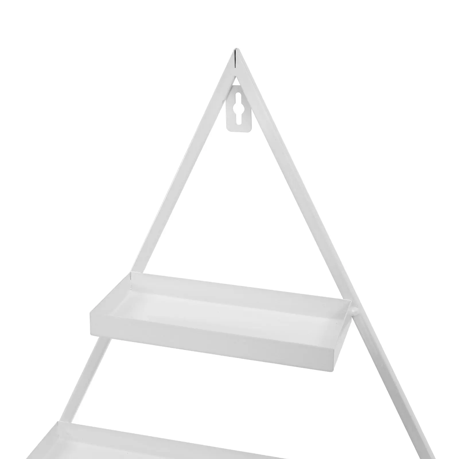 Elegant Gold Wall Mounted Nail Polish Rack - Set of 6 Triangular Cosmetic Display Shelves for Essential Oil Bottles, Organize Yo