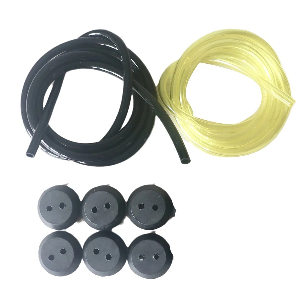 GX22 Fuel Tank Grommet Fuel Line Get Your Lawnmower Running Smoothly with Our 2 Hole Fuel Tank Grommet 6x Pack