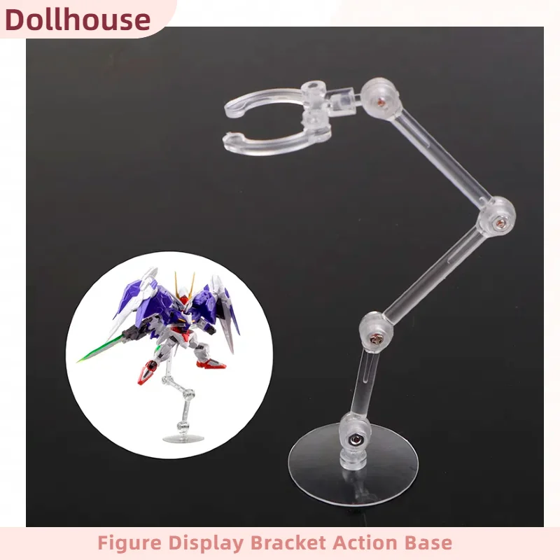 

1Pcs Plastic Doll Stands Figure Display Bracket Action Base For 1/144 SHF Robot Model