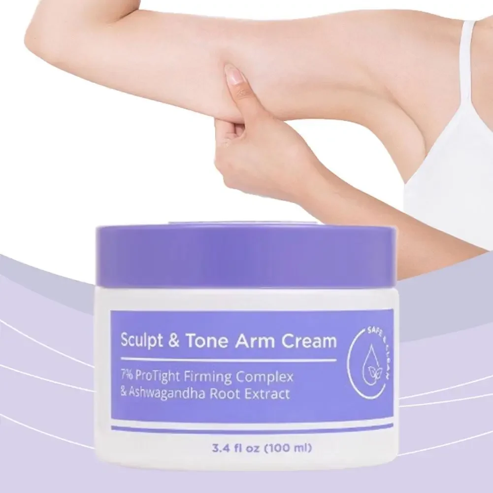 100ml Purple Lift And Firm Arm Cream Deeply Hydration Sculpt & Tone Arm Cream, Tightening Smoothing Loose Crepey Skin On The Arm