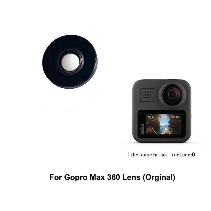 Gopro Max 360 액션 카메라 수리 부품용 기존 새 Gopro 유리 렌즈 교체