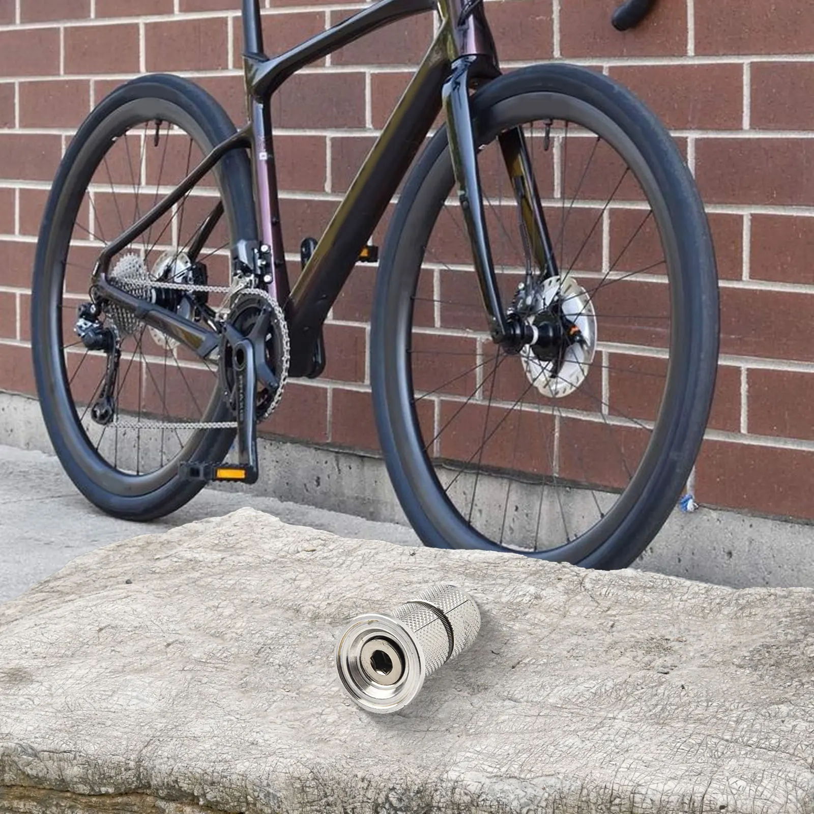 Compression Tool for Bicycle Headsets Lightweight Aluminum Design Perfectly Compatible with Carbon Fiber Systems