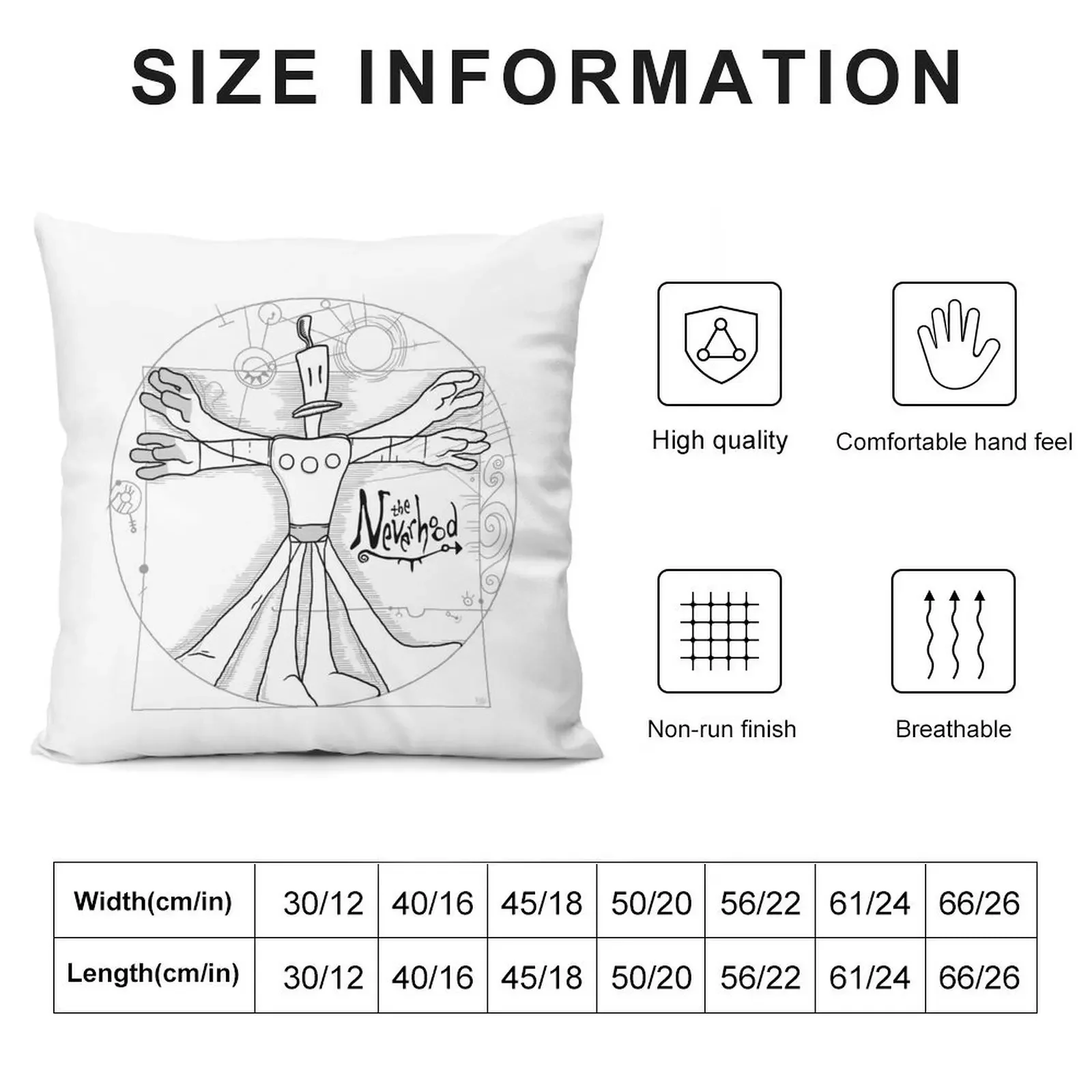 the Vitruvian Klaymen Throw Pillow anime girl Throw Pillow Sofa Cushion Sofa Cushions Cover pillow